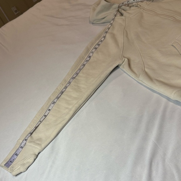 Lole Hoodie Half Zip Cream Long Sleeve Women's Sz XL - Picture 7 of 11